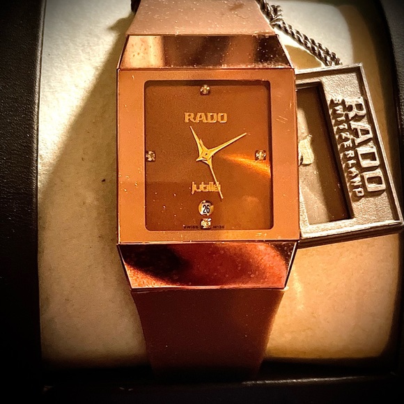 Rado jubilé watch vintage never worn extremely rare a with original packaging. - Picture 13 of 13